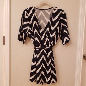 Ma Cherie Maternity Chevron Print Blouse